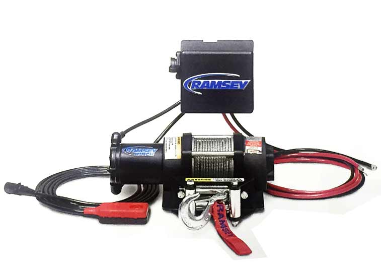 The Ramsey Badger 2500 Winch (includes 50 ft. of 3/16? galvanized aircraft ...